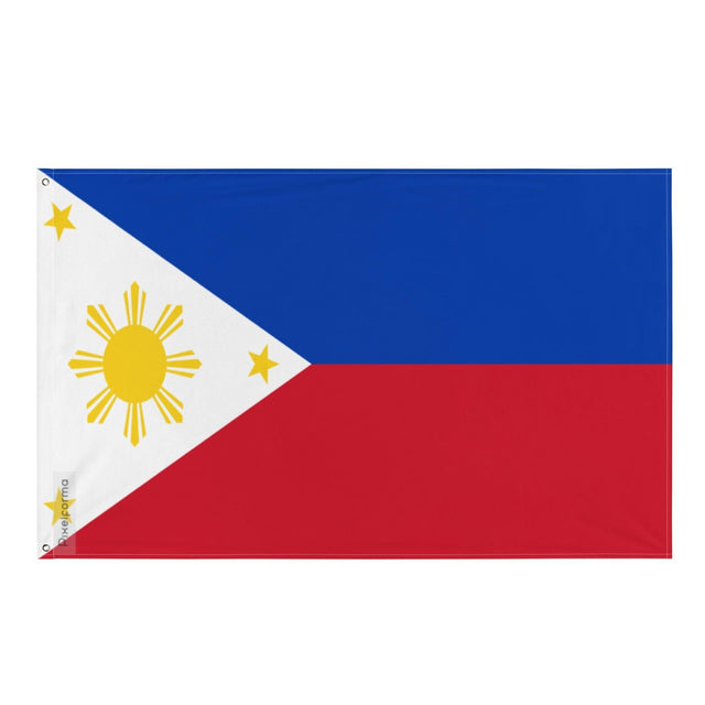 Drapeau des Philippines en plusieurs tailles 100 % polyester Imprimer avec Double ourlet - Pixelforma