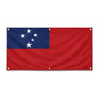 Drapeau samoa polyester résistant aux intempéries 6 œillets