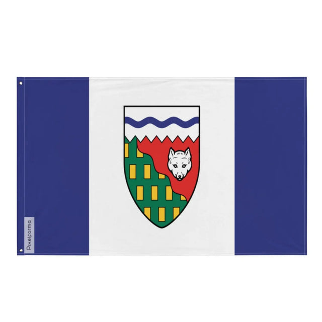 Drapeau des territoires du nord-ouest canada plusieurs tailles en polyester - pixelforma