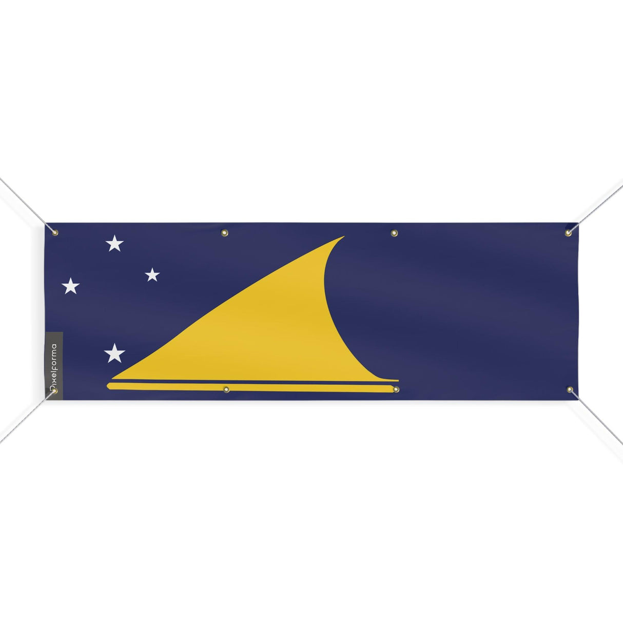 Drapeau des Tokelau 8 Oeillets en plusieurs tailles - Pixelforma