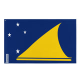 Tokelau Flag in Multiple Sizes 100% Polyester Print with Double Hem - Pixelforma