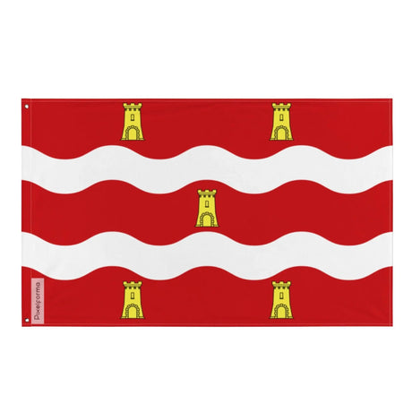Drapeau deux-sèvres polyester résistant œillets à gauche