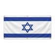 Drapeau israël polyester résistant aux intempéries 6 œillets