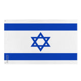Flag of Israel in Multiple Sizes 100% Polyester Print with Double Hem - Pixelforma