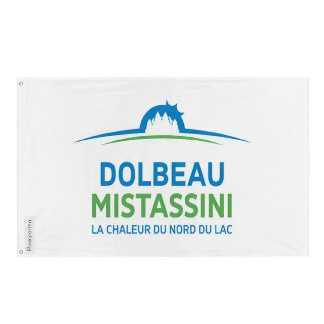 Drapeau Dolbeau-Mistassini Plusieurs Tailles en Polyester - Pixelforma 