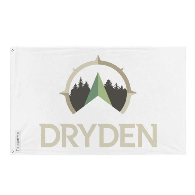 Drapeau Dryden en plusieurs tailles 100 % polyester Imprimer avec Double ourlet - Pixelforma