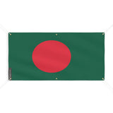 Drapeau du bangladesh 6 oeillets en plusieurs tailles (m) - pixelforma