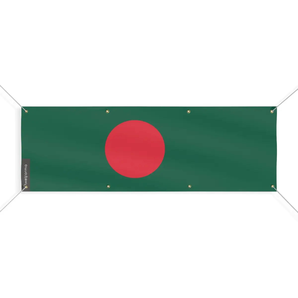 Drapeau du Bangladesh 8 Oeillets en Plusieurs Tailles (L) - Pixelforma 