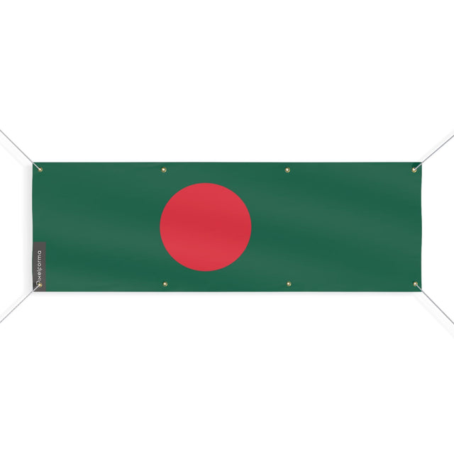 Drapeau du Bangladesh 8 Oeillets en plusieurs tailles - Pixelforma