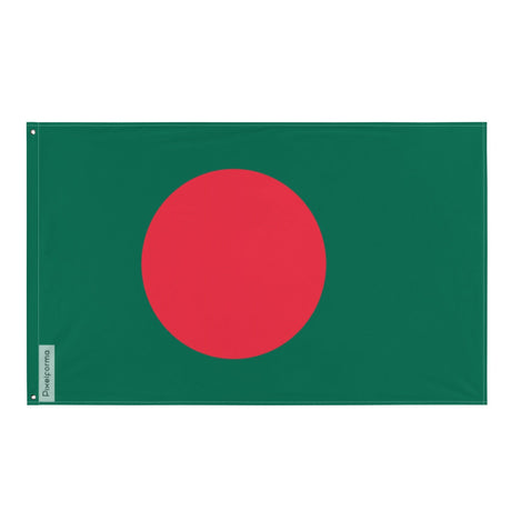 Bangladesh Flag in Multiple Sizes 100% Polyester Print with Double Hem - Pixelforma