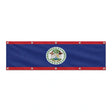 Drapeau du Belize grand format XL en polyester avec dix œillets