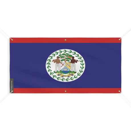 Drapeau du belize 6 oeillets en plusieurs tailles (m) - pixelforma