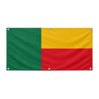 Drapeau bénin polyester résistant usage extérieur intensif