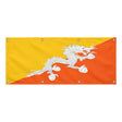 Drapeau bhoutan polyester résistant usage extérieur prolongé