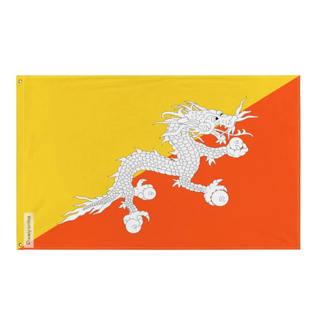 Drapeau du bhoutan polyester résistant plusieurs modèles