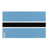 Botswana Flag in Multiple Sizes 100% Polyester Print with Double Hem - Pixelforma