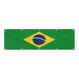 Drapeau du Brésil grand format XL en polyester avec dix œillets