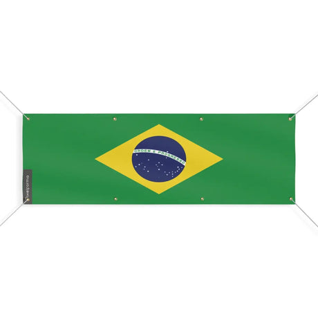 Drapeau du brésil 8 oeillets en plusieurs tailles (l) - pixelforma