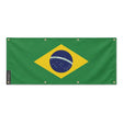 Drapeau brésil polyester résistant pour usage extérieur