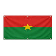 Drapeau burkina faso polyester résistant aux intempéries