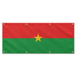 Drapeau burkina faso polyester résistant aux intempéries