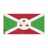 Drapeau du Burundi 6 Oeillets en Plusieurs Tailles (M) - Pixelforma 