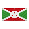 Drapeau burundi polyester résistant usage extérieur