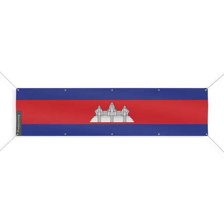 Drapeau du Cambodge 10 Oeillets en plusieurs tailles - Pixelforma