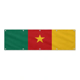 Drapeau du Cameroun grand format XL en polyester avec dix œillets