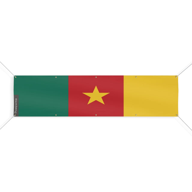 Drapeau du Cameroun 10 Oeillets en plusieurs tailles - Pixelforma