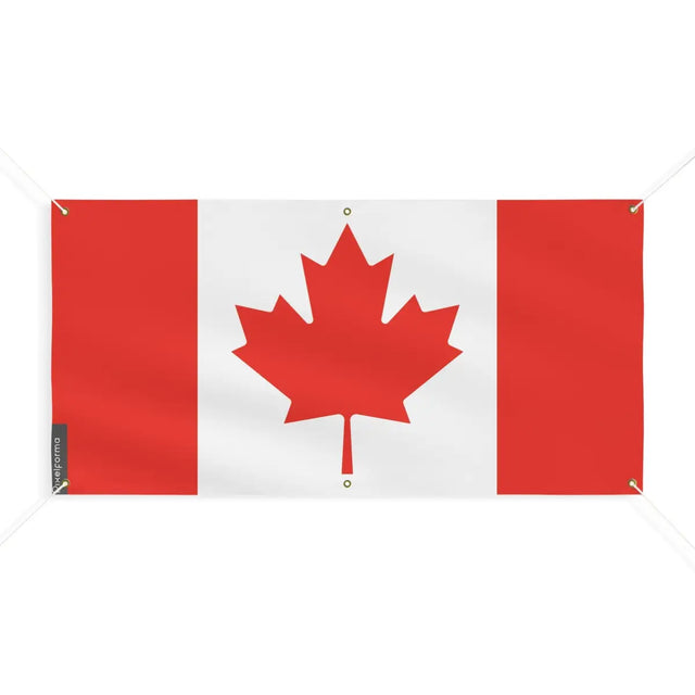 Drapeau du canada 6 oeillets en plusieurs tailles (m) - pixelforma