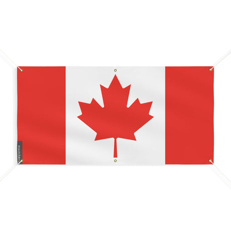 Drapeau du Canada 6 Oeillets en plusieurs tailles - Pixelforma