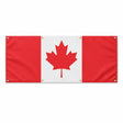 Drapeau canada en polyester résistant avec œillets robustes