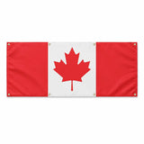 Drapeau canada en polyester résistant avec œillets robustes