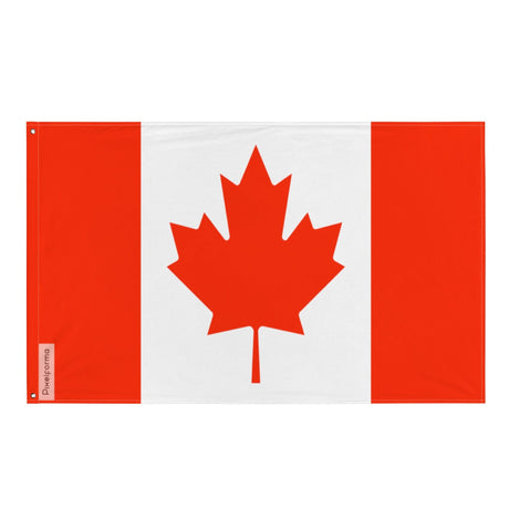 Canada Flag in Multiple Sizes 100% Polyester Print with Double Hem - Pixelforma