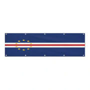 Drapeau du Cap-Vert grand format XL en polyester avec dix œillets