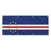 Drapeau cap-vert polyester résistant pour extérieur durable
