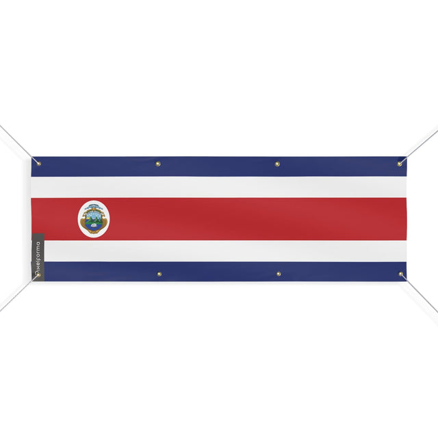 Drapeau du Costa Rica 8 Oeillets en plusieurs tailles - Pixelforma