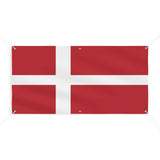 Drapeau du Danemark 6 Oeillets en Plusieurs Tailles (M) - Pixelforma 