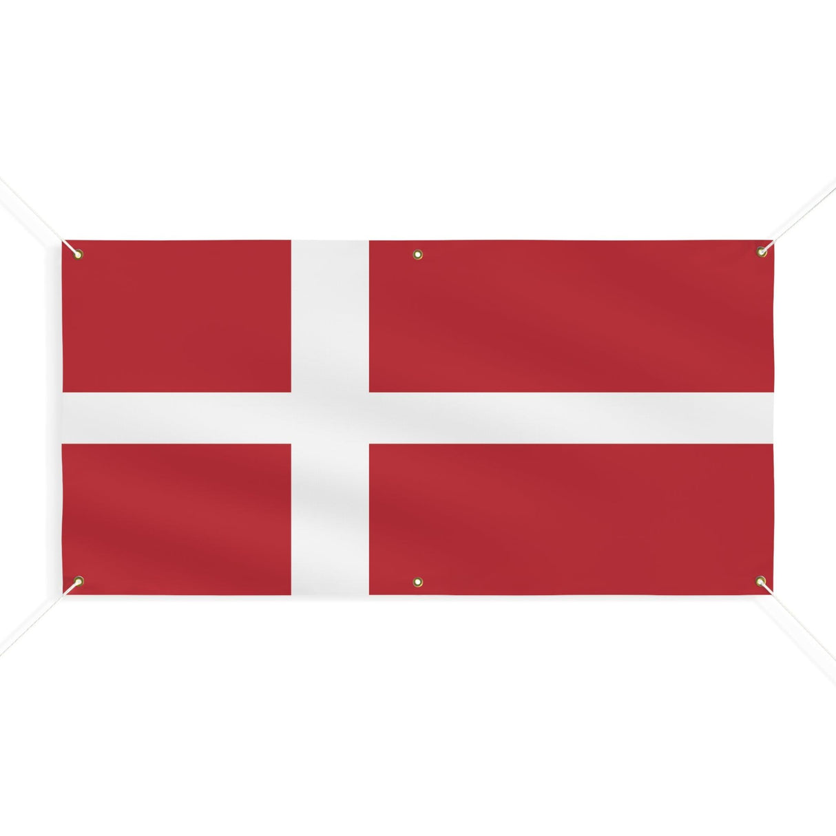 Drapeau du Danemark 6 Oeillets en plusieurs tailles - Pixelforma