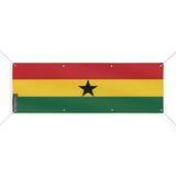 Drapeau du Ghana 8 Oeillets en plusieurs tailles - Pixelforma