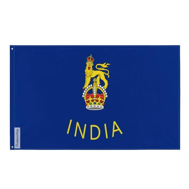 Drapeau du Gouverneur général de l'Inde en plusieurs tailles 100 % polyester Imprimer avec Double ourlet - Pixelforma