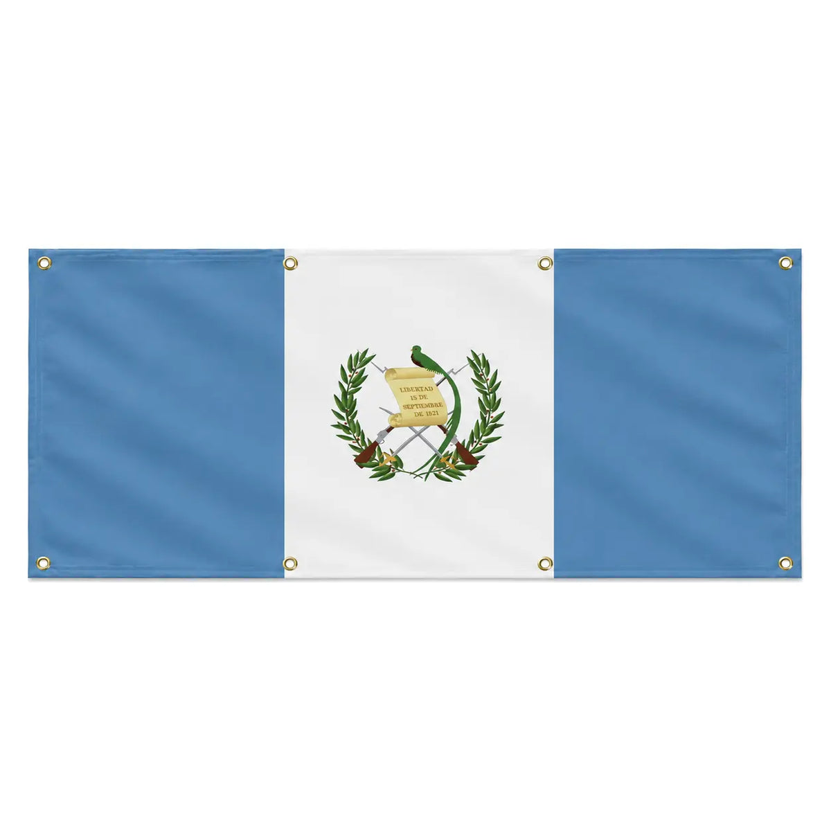 Drapeau guatemala polyester résistant 8 œillets extérieur