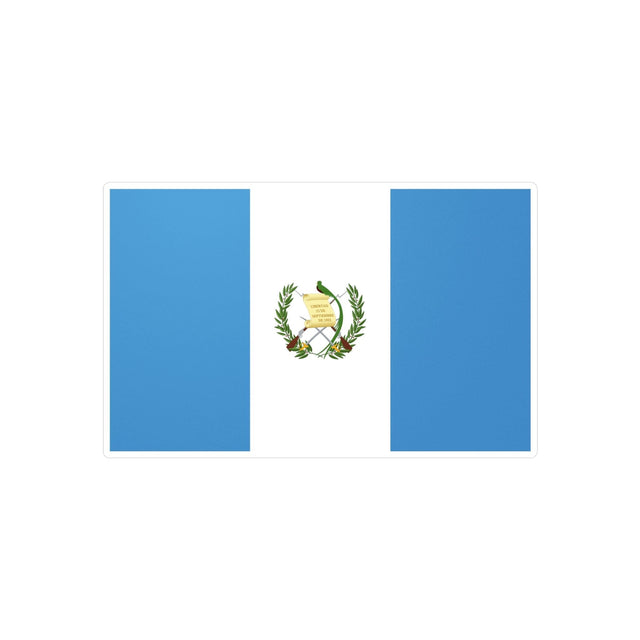 Guatemala Flag Sticker in Multiple Sizes - Pixelforma