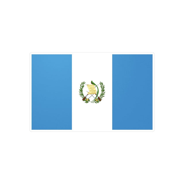 Drapeau du Guatemala Autocollant en plusieurs tailles - Pixelforma