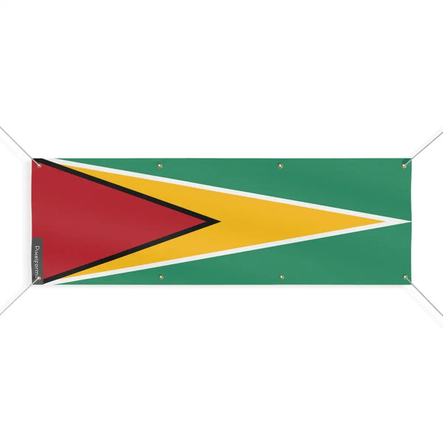 Drapeau du Guyana 8 Oeillets en Plusieurs Tailles (L) - Pixelforma 