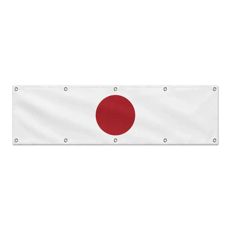 Drapeau du Japon grand format XL en polyester avec dix œillets
