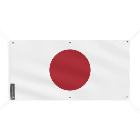 Drapeau du japon 6 oeillets en plusieurs tailles (m) - pixelforma