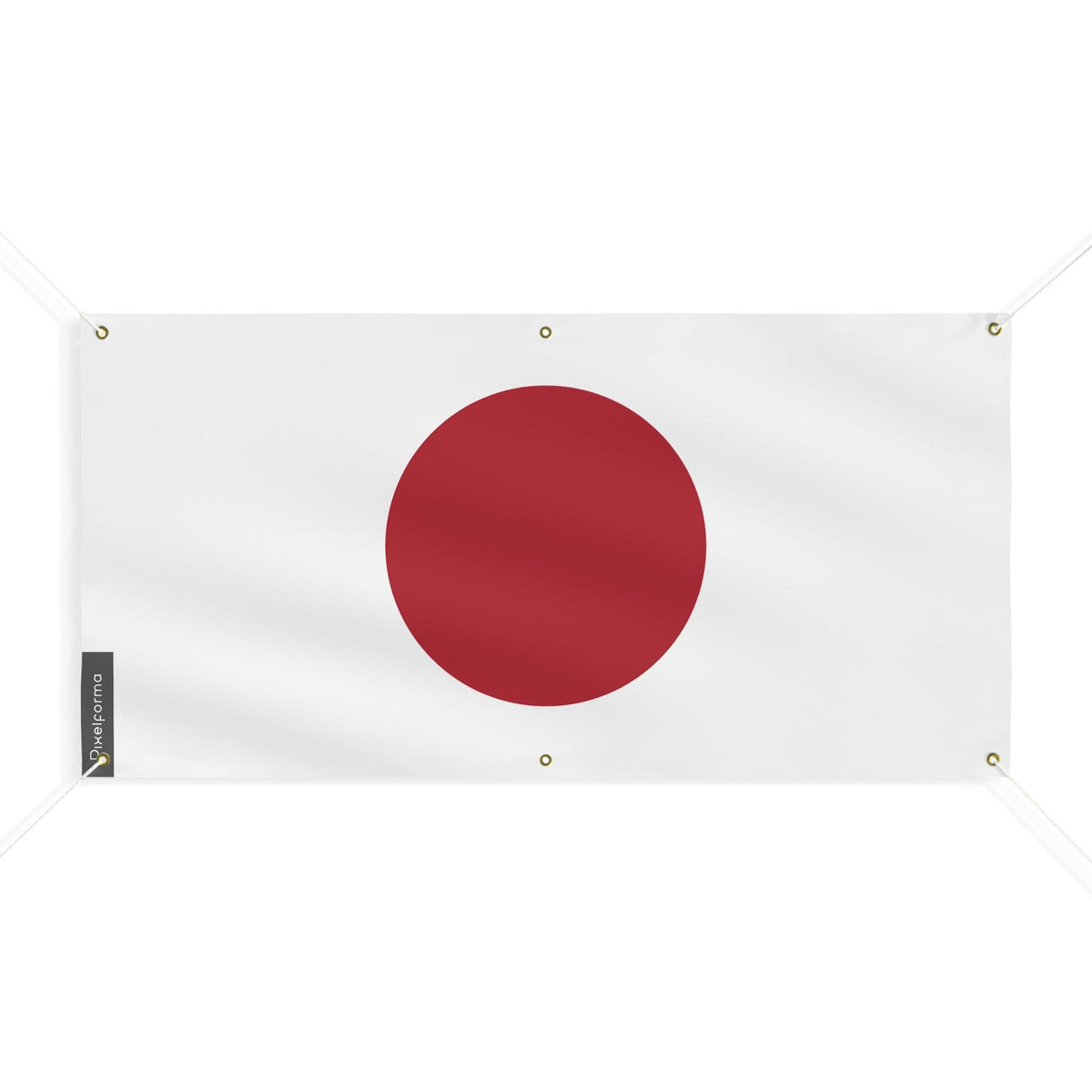 Drapeau du Japon 6 Oeillets en plusieurs tailles - Pixelforma