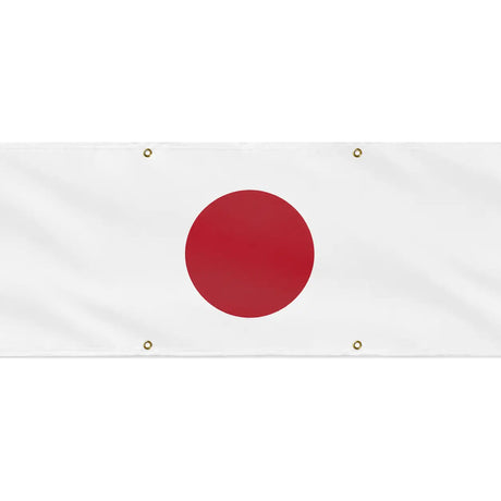 Drapeau japon en polyester résistant avec œillets robustes